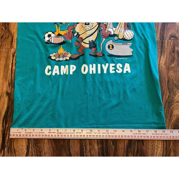 VTG ‘93 Looney Tunes/Camp Ohiyesa  T-Shirt Velva Sheen Sz M READ - Picture 9 of 13